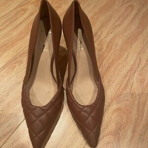 BLACK SUEDE STUDIO Dana Quilted Leather Stiletto Pumps size 38.5 EU - Issue